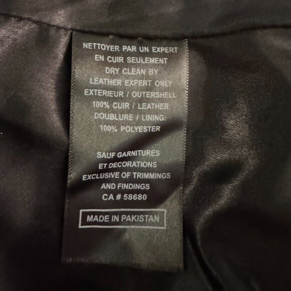 Bod & Christensen Amber Black Leather Moto Jacket w/ Removable Hoodie MSRP $590 - Picture 14 of 16